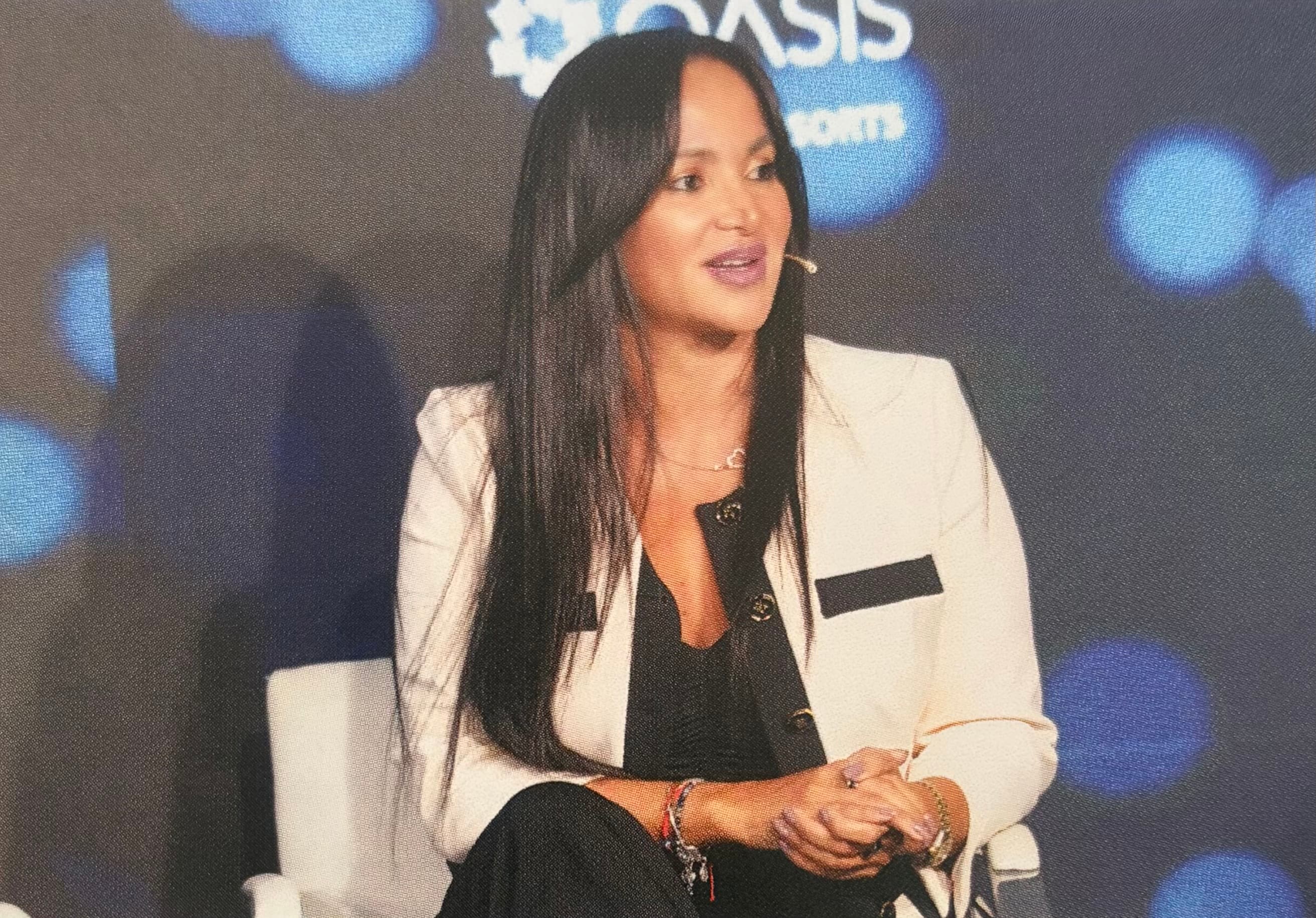 Pilar Lozano durante el panel del Foro Rèport sobre capital humano e inteligencia artificial